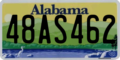 AL license plate 48AS462