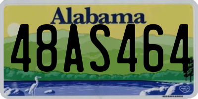AL license plate 48AS464