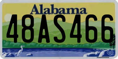 AL license plate 48AS466