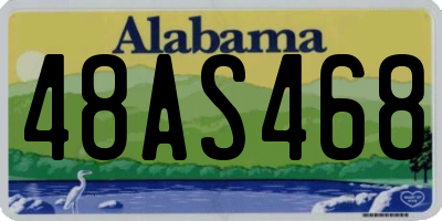 AL license plate 48AS468