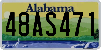 AL license plate 48AS471