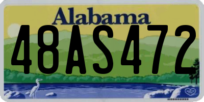 AL license plate 48AS472
