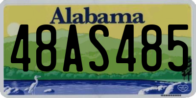 AL license plate 48AS485