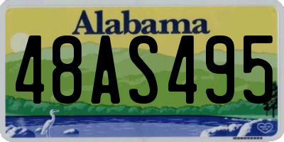 AL license plate 48AS495