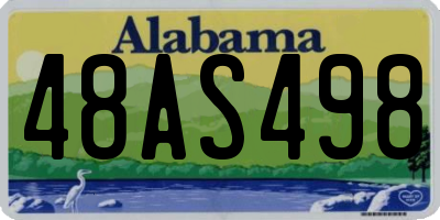AL license plate 48AS498