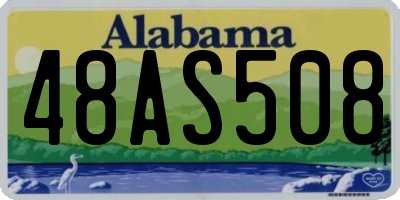 AL license plate 48AS508