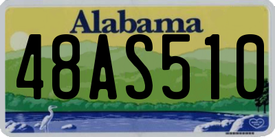 AL license plate 48AS510