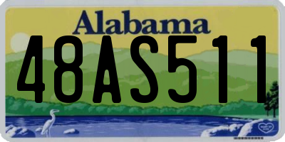 AL license plate 48AS511