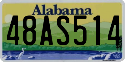 AL license plate 48AS514