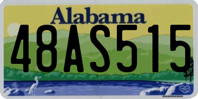 AL license plate 48AS515