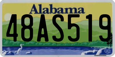 AL license plate 48AS519