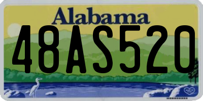 AL license plate 48AS520