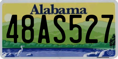 AL license plate 48AS527