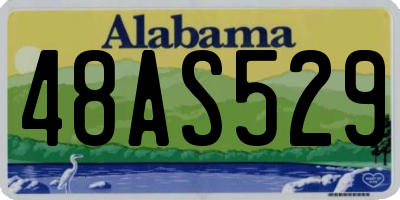 AL license plate 48AS529