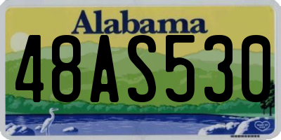 AL license plate 48AS530