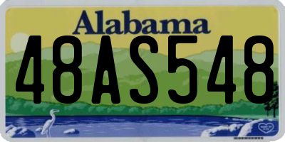 AL license plate 48AS548