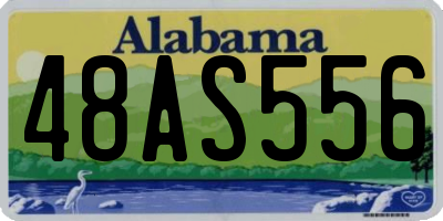 AL license plate 48AS556