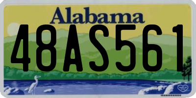 AL license plate 48AS561