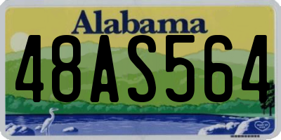 AL license plate 48AS564