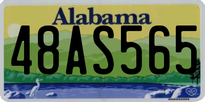 AL license plate 48AS565