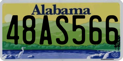AL license plate 48AS566
