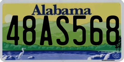 AL license plate 48AS568
