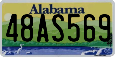 AL license plate 48AS569