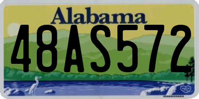 AL license plate 48AS572