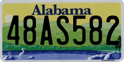 AL license plate 48AS582