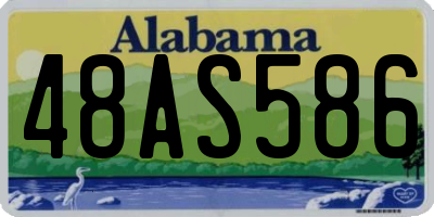 AL license plate 48AS586