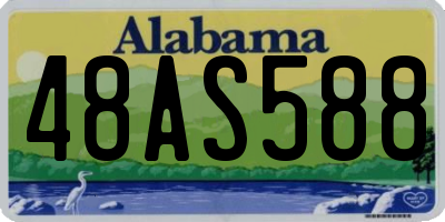 AL license plate 48AS588