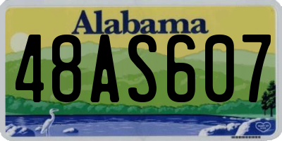 AL license plate 48AS607