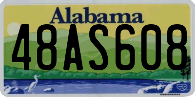 AL license plate 48AS608