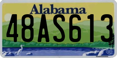 AL license plate 48AS613