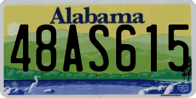 AL license plate 48AS615