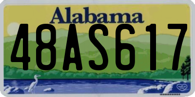 AL license plate 48AS617