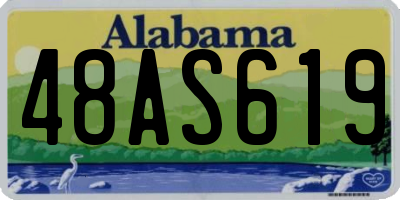 AL license plate 48AS619