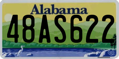 AL license plate 48AS622