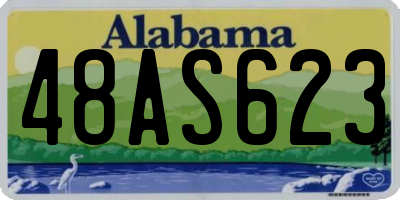 AL license plate 48AS623