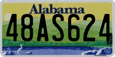 AL license plate 48AS624