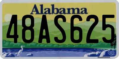 AL license plate 48AS625