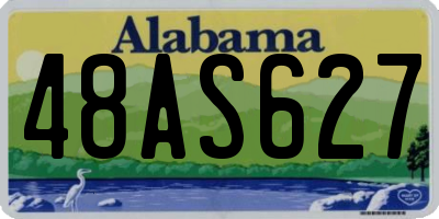 AL license plate 48AS627