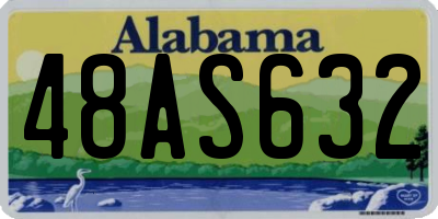 AL license plate 48AS632