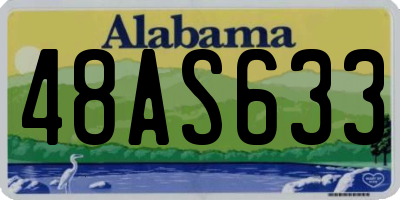 AL license plate 48AS633