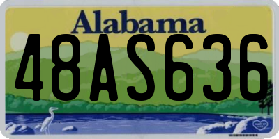 AL license plate 48AS636