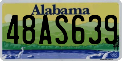 AL license plate 48AS639