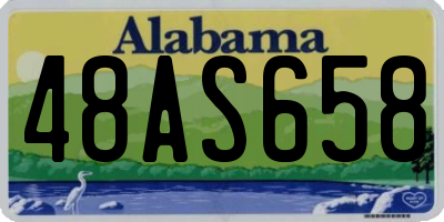 AL license plate 48AS658