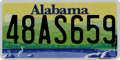 AL license plate 48AS659