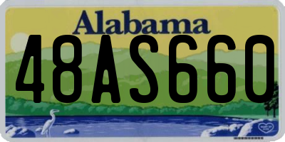 AL license plate 48AS660