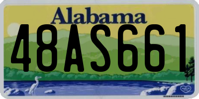 AL license plate 48AS661